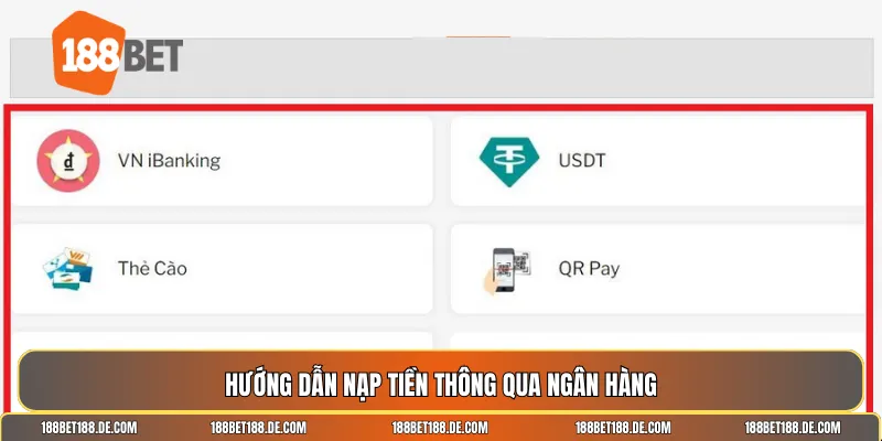 nạp tiền 188bet